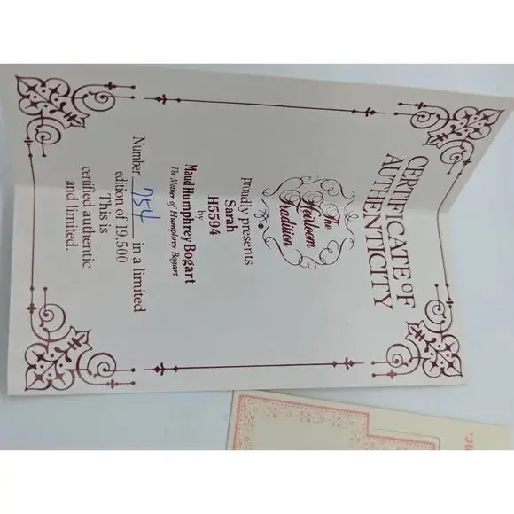 Maud Humphrey Bogart Musical Snowglobe Sarah H5594 1990 Hamilton Gifts